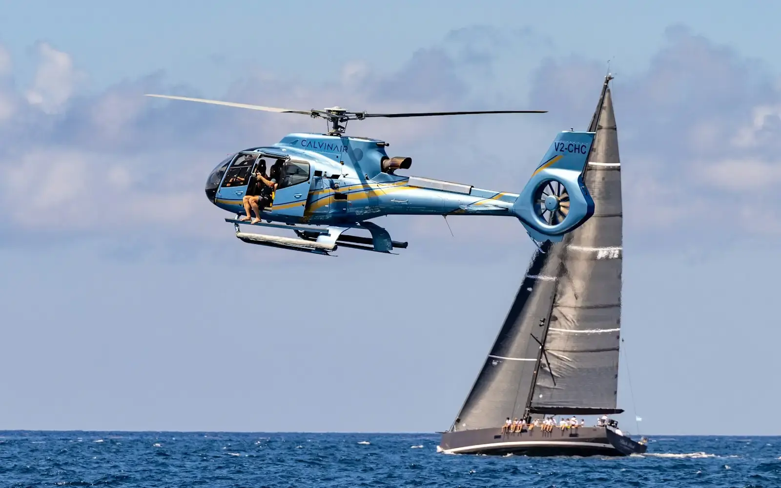 Vuelos en helicóptero, Paros